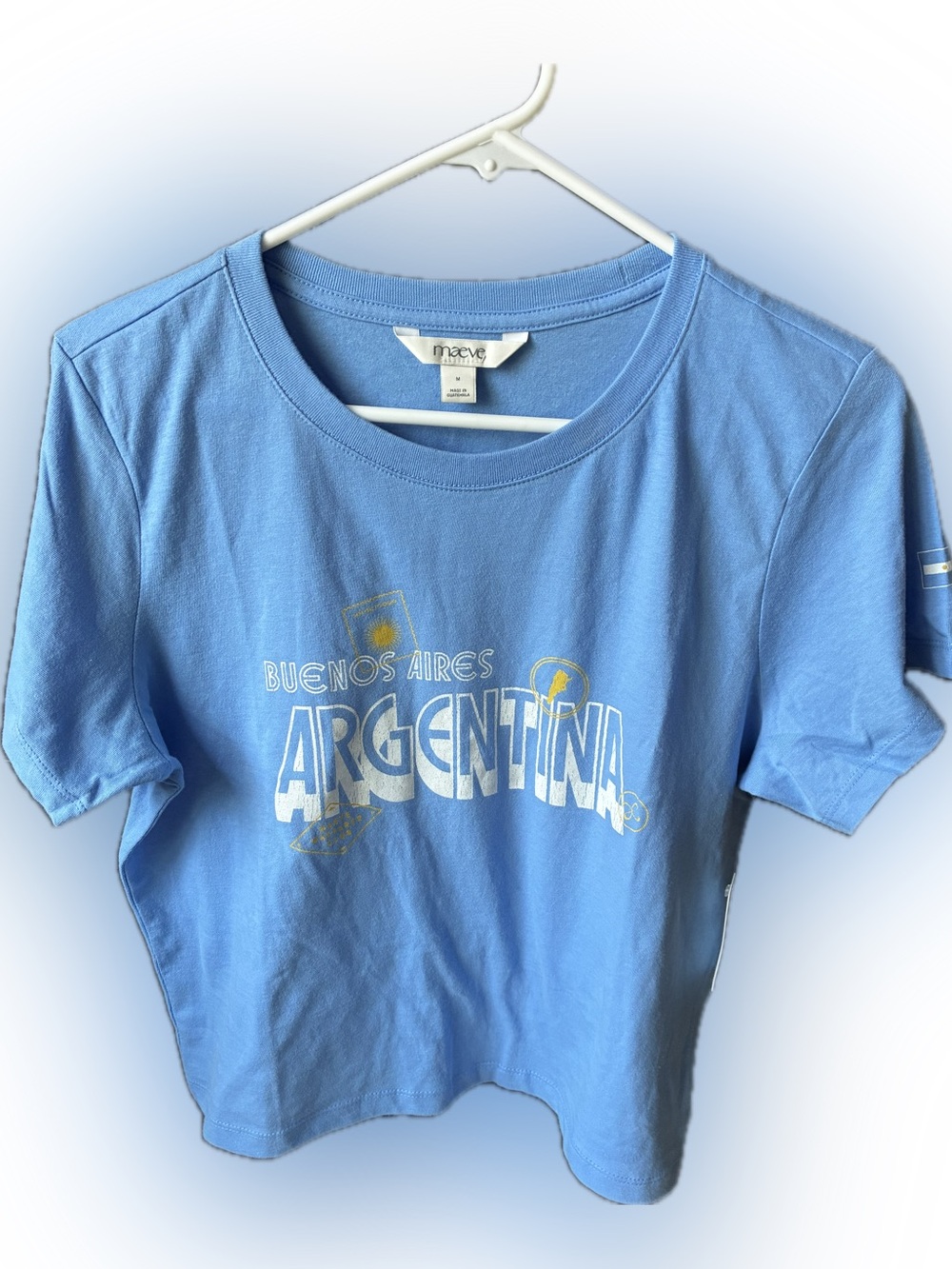 NWT Anthropology- Argentina Buenos Aires Graphic Tee